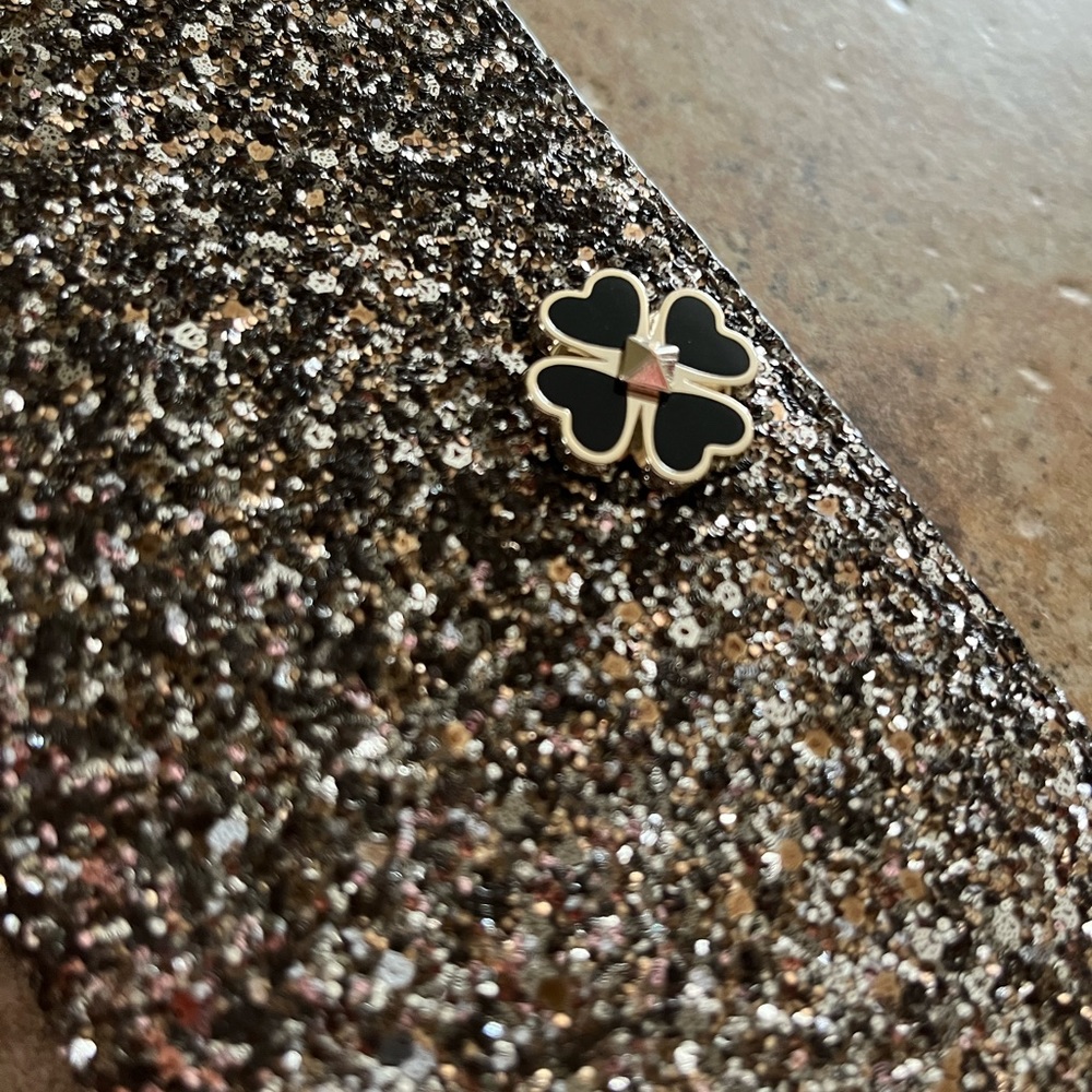 Kate spade glitter bifold wallet
